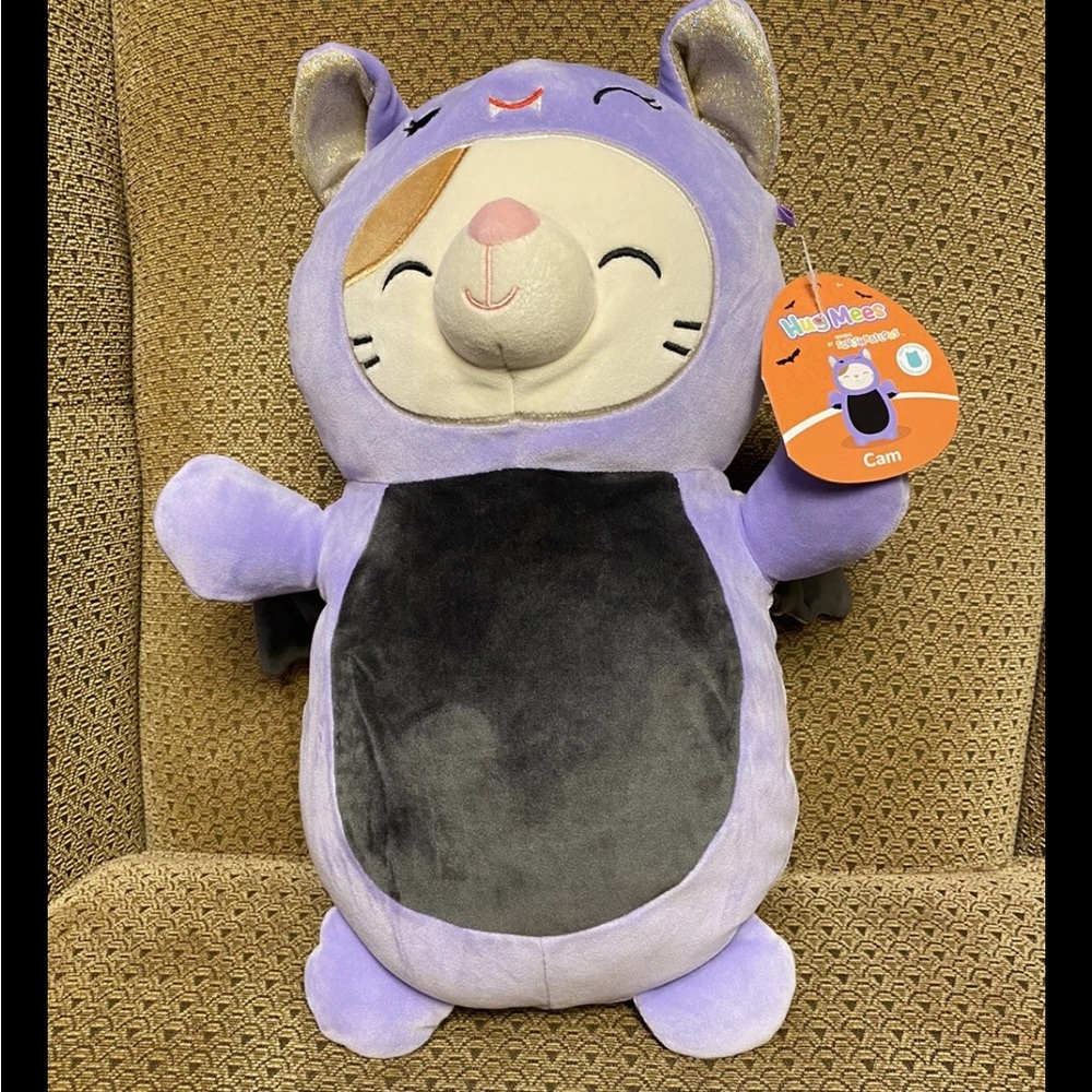 14” CAM The Cat In BAT Costume HugMee Squishmallow Halloween 2023